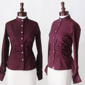Triple Soul Victorian Button Down Shirt Blouse